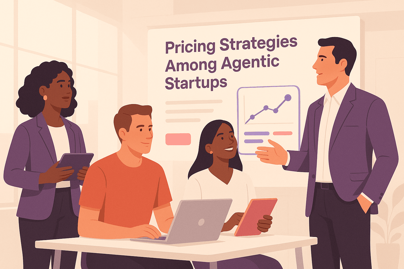 Visual representation of different pricing tiers and strategies for AI agent platforms