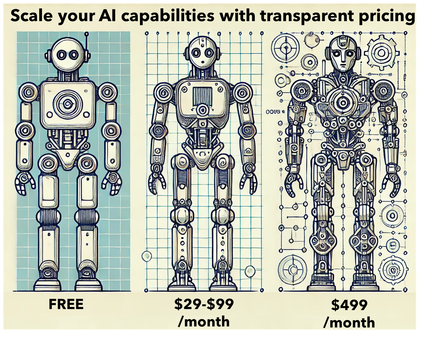 Different pricing models for AI agent platforms